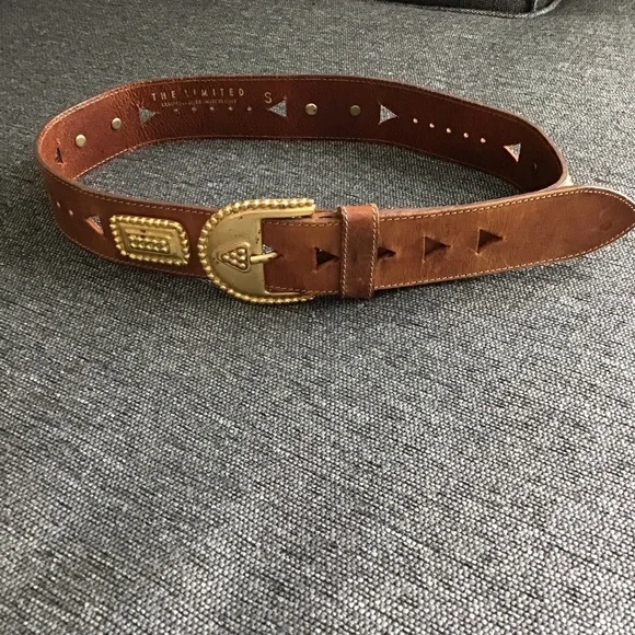 Vintage The Limited Made in Italy leather  belt Vintage The Limited Italian Leather Made in USA Snakeskin  main image 2
